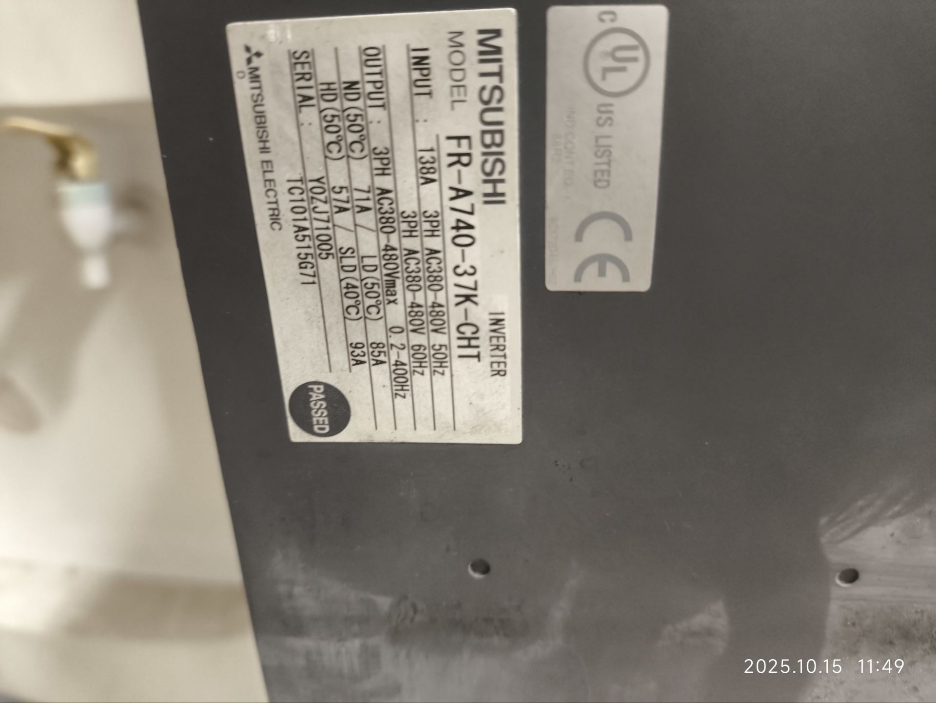 三菱变频器FR-740-37K-CHT